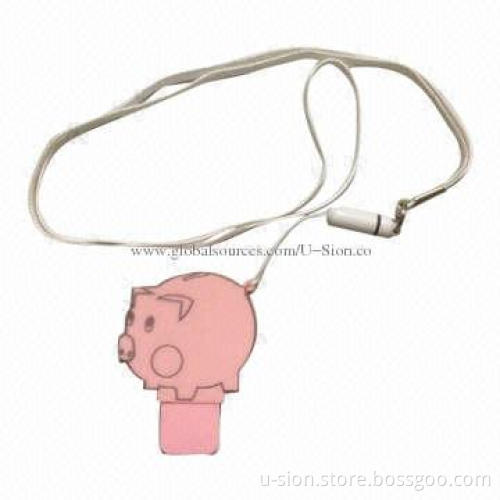 Cartoon USB Flash Drives with Chain, Full Capacity 1-64GB